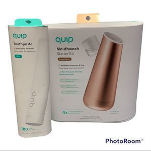 Quip Mouthwash Starter Kit & Toothpaste